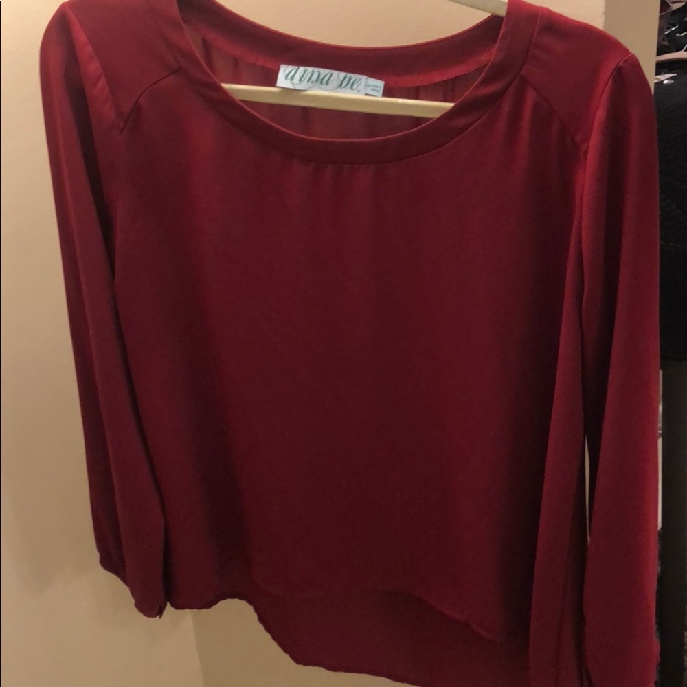 Red blouse